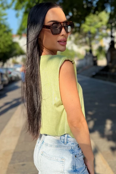 SHINY KAYLA zöld FELSŐ
