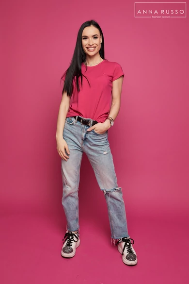 BASIC pink PÓLÓ